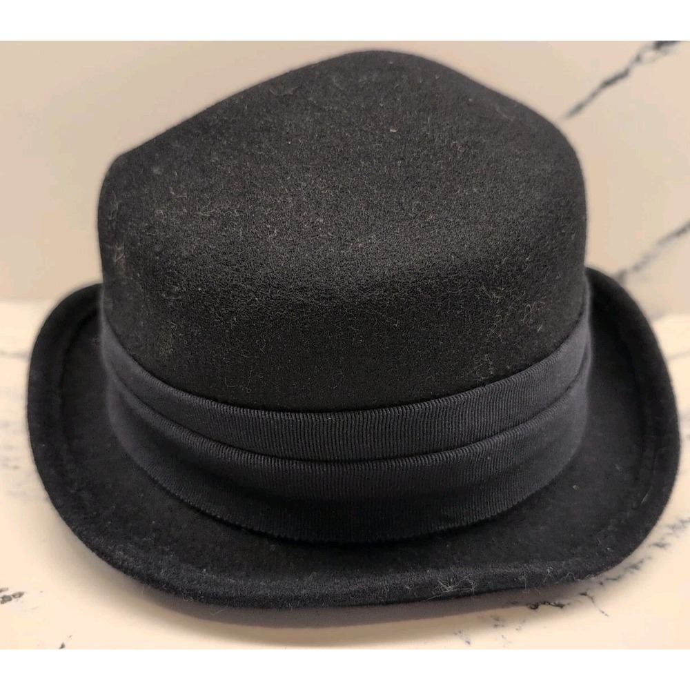 Vintage Mayser 100% Wool Dorie Size Small Black Bowler Hat - Picture 4 of 6